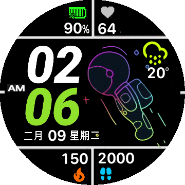 Bigger Space Man (Q版大型炫彩宇航員)