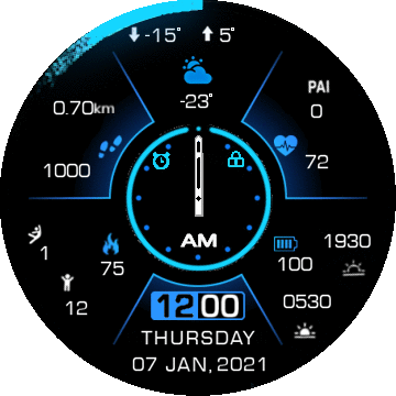 New watch face from GTR2-G9