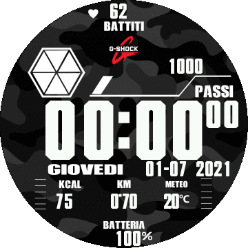 NEW G-SHOCK CAMO BLACK