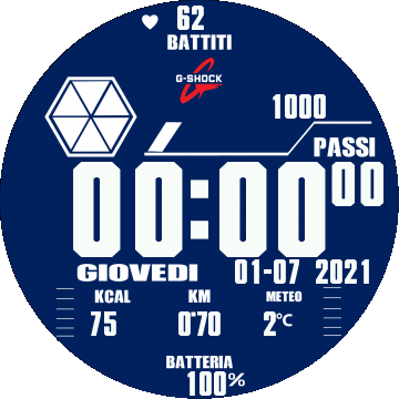 NEW G-SHOCK DARK BLUE