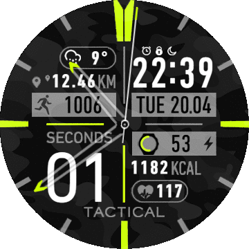 TACTICAL Lime/Red/Blue version