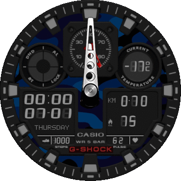 GA-100 CAMO BLUE ENGLISH