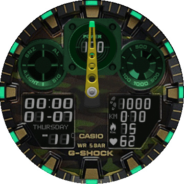 GA-100 camo green fluo eng