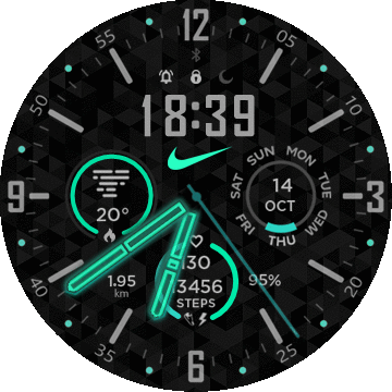 Marine Commander Nike Cyan