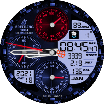 El-Professor Blue Chronograph for T-Rex Pro