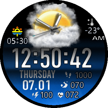 Weatherstation - full aod - analogue version