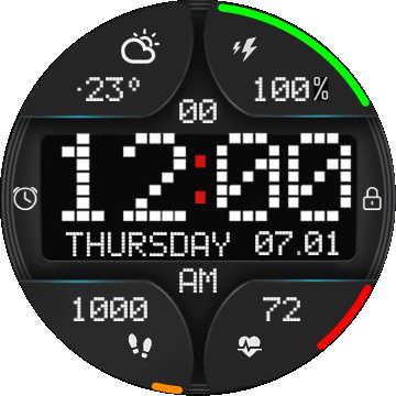 LCD Watchface