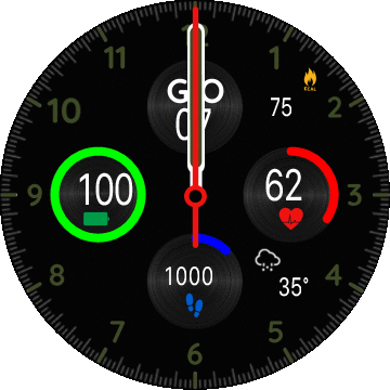 TREX STILE APPLE VERDE MILITRE