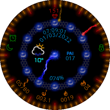 Tesla Watchface T-Rex Pro
