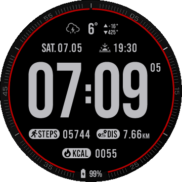 Raven Tactical Watchface MK3