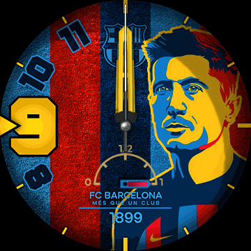 Barcelona FC with Lewa