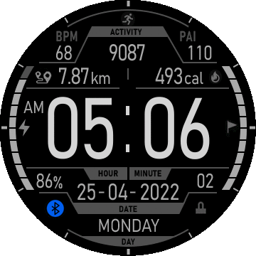 Casio Style Dark Screen