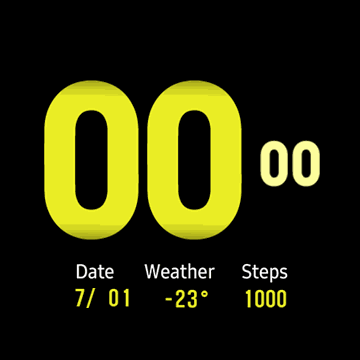 Samsung Active 2 Stock face t-rex pro