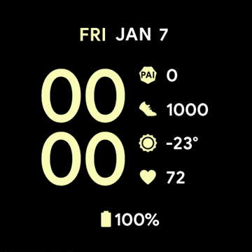 Simple digital yellow