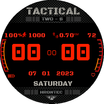 Tactical Two  BIG Numbers Sports Version