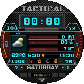 HT0008 Tactical Two cyan