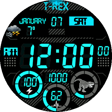 monochrome_Color_T-rex