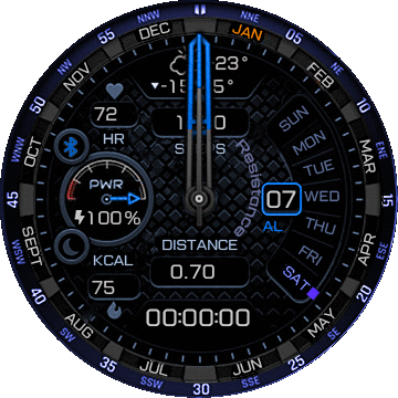 HT0052 Chrono01 V2 blue Resistance