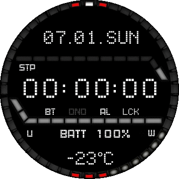 HT0083 70sLed MID V3 Black % White