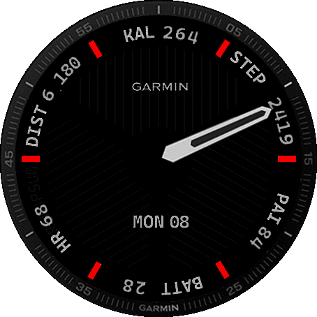 Garmin Fenix Analog - full AOD