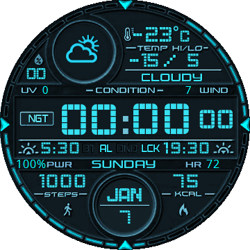 HT0098 Ticwatch 2024 uptd cyan