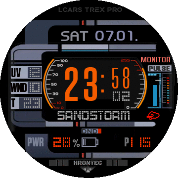 HT 0108 Startrek Lcars II  Picard _ fire orange dark med