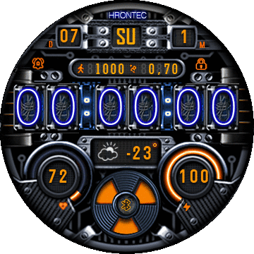 HT0119C  Nixie Reloaded blue