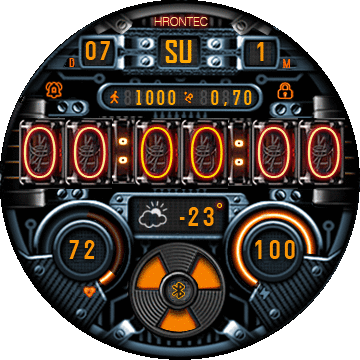 HT0119A Nixie Reloaded blue back