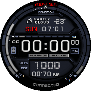 HT0126K Genesis DarkKnight Chrome