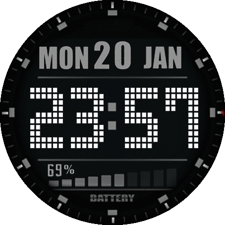 Urban Simple Black dotted