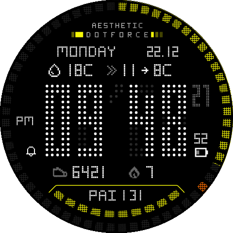 Aesthetic DotForce (yellow)
