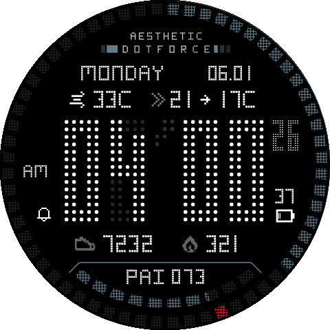 Aesthetic DotForce (blue-gray)