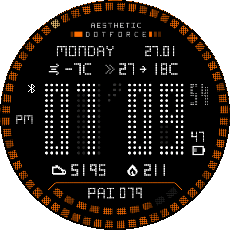 Aesthetic DotForce (orange)