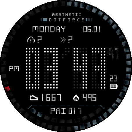 Aesthetic DotForce (blue gray)