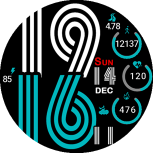 Ultimate Pixel like watchface