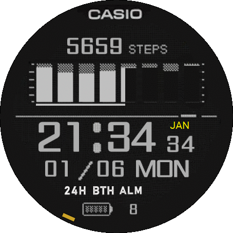 BIPSAGA G-Shock Rev Date