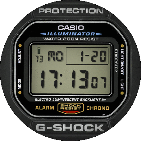 Casio Style with night screen