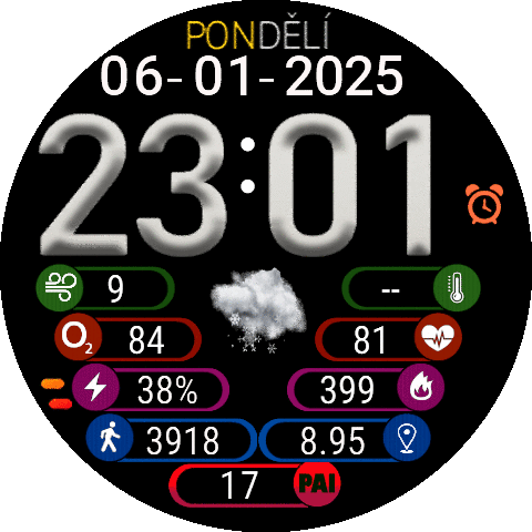 Velké hodiny t-rex 3