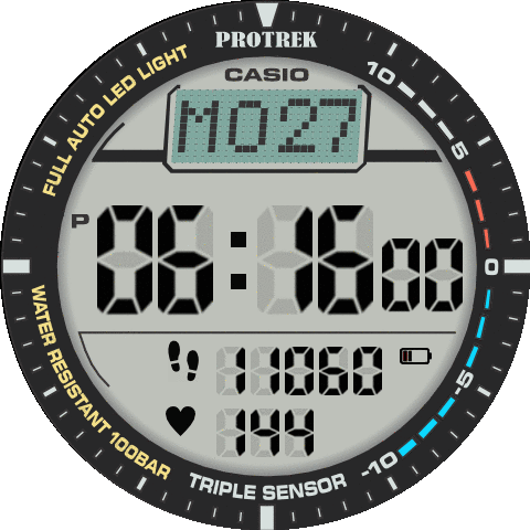 watch with triple sensor