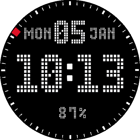 Urban Simple Black dotted rework