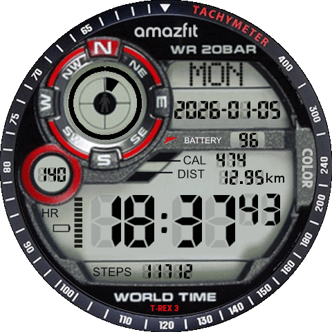 CasioFit - Red - mod