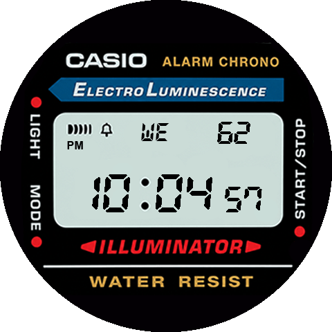 Casio A168 AOD