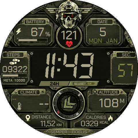 Tactical Army Skull