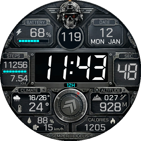 Tactical Army Skull mk2