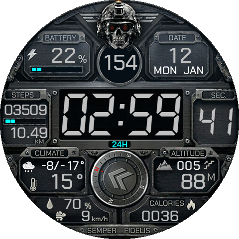 Tactical Army Skull mk2