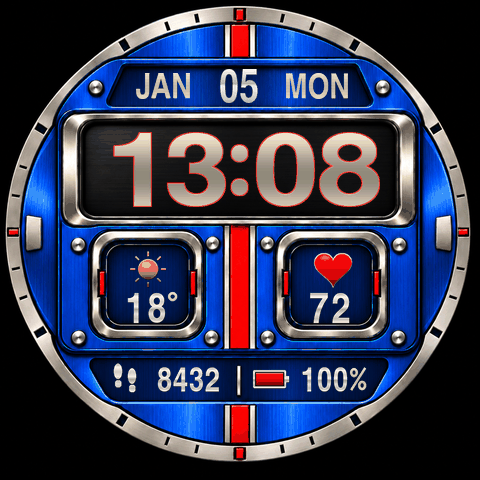 Amazfit Monaco Cobalt Brushed