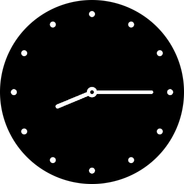 MIUI 11 Minimal Analog Lock screen 1