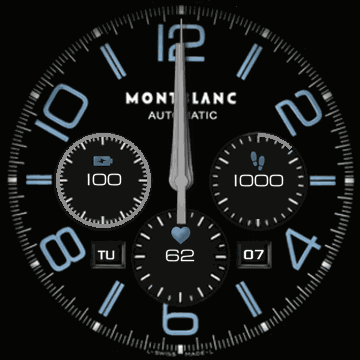 «Montblanc blue»