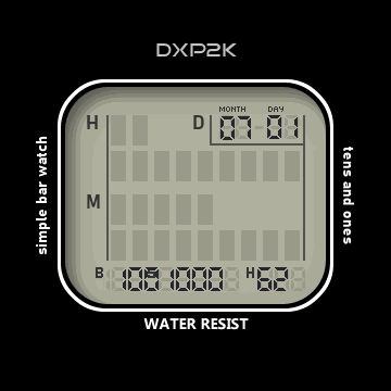 DXP2K Simple Bar Watch v2vl