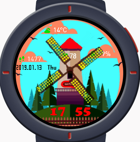 windmill/Rüzgar değirmeni